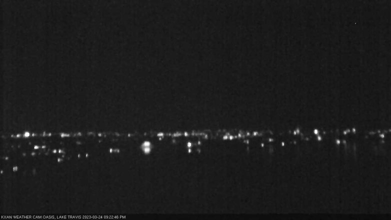 Lake Travis webcam, March 24, 2023 9:25 PM CT