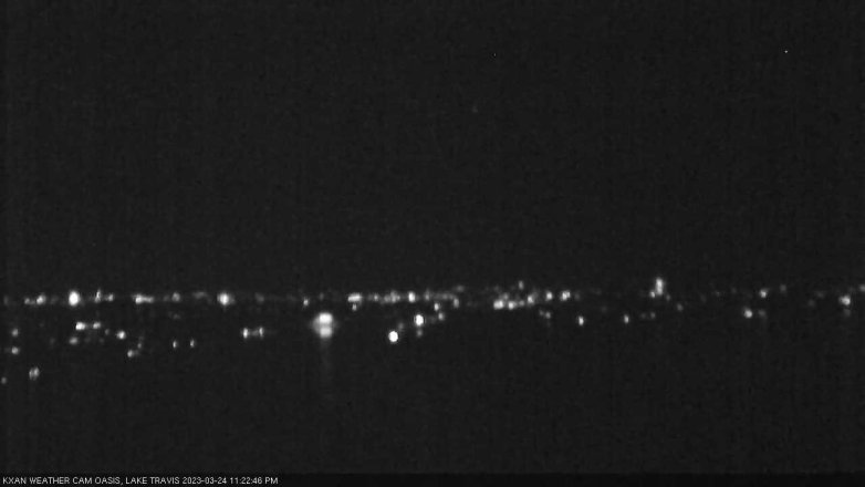Lake Travis webcam, March 24, 2023 11:25 PM CT