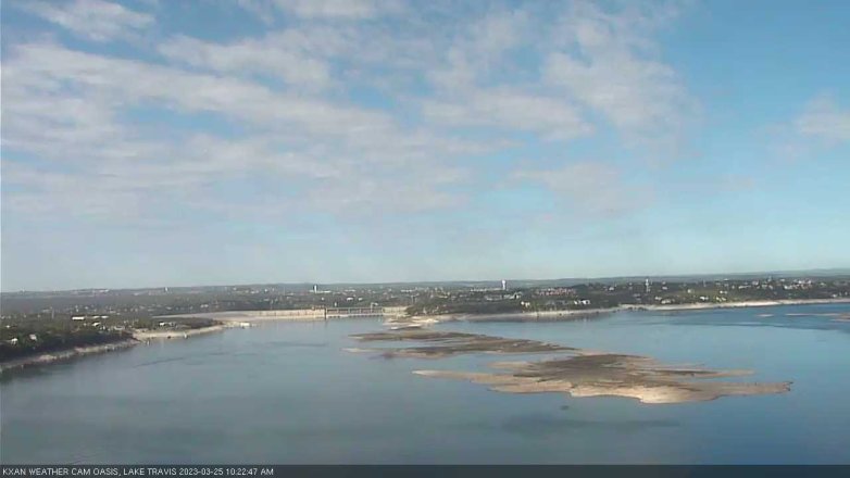 Lake Travis webcam, March 25, 2023 10:25 AM CT