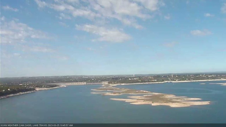 Lake Travis webcam, March 25, 2023 10:45 AM CT