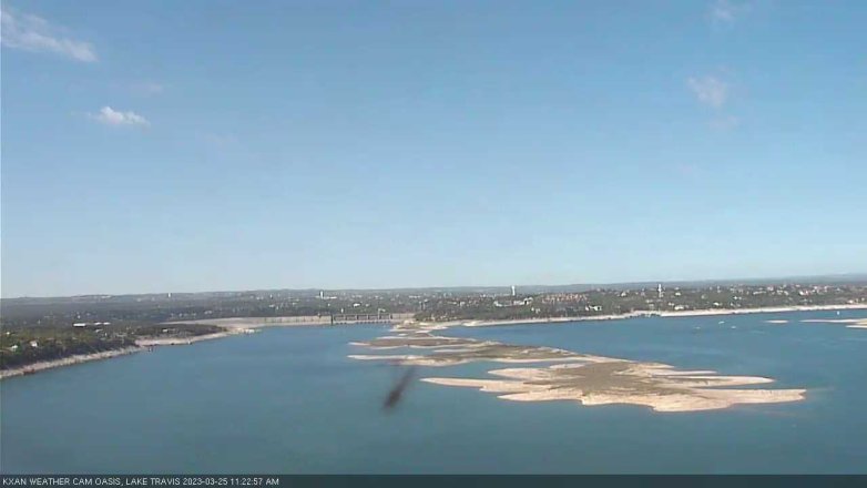 Lake Travis webcam, March 25, 2023 11:25 AM CT