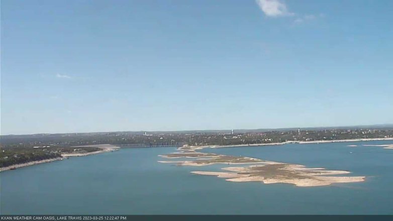 Lake Travis webcam, March 25, 2023 12:25 PM CT