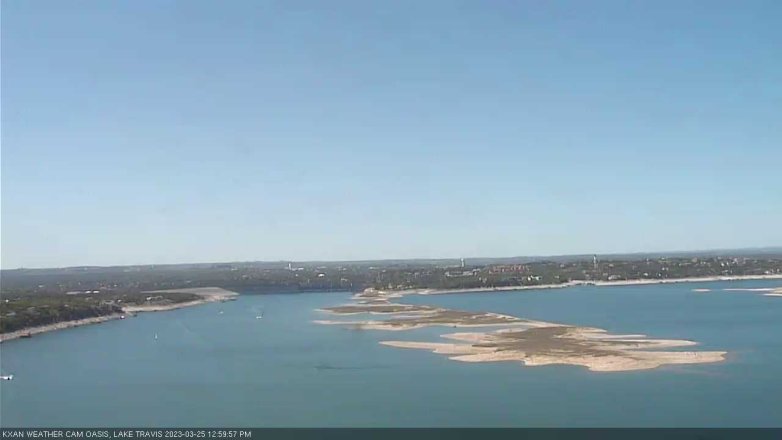 Lake Travis webcam, March 25, 2023 1:00 PM CT