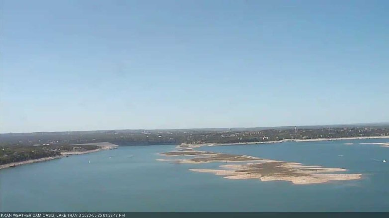 Lake Travis webcam, March 25, 2023 1:25 PM CT