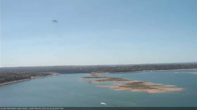 Lake Travis webcam, March 25, 2023 2:45 PM CT