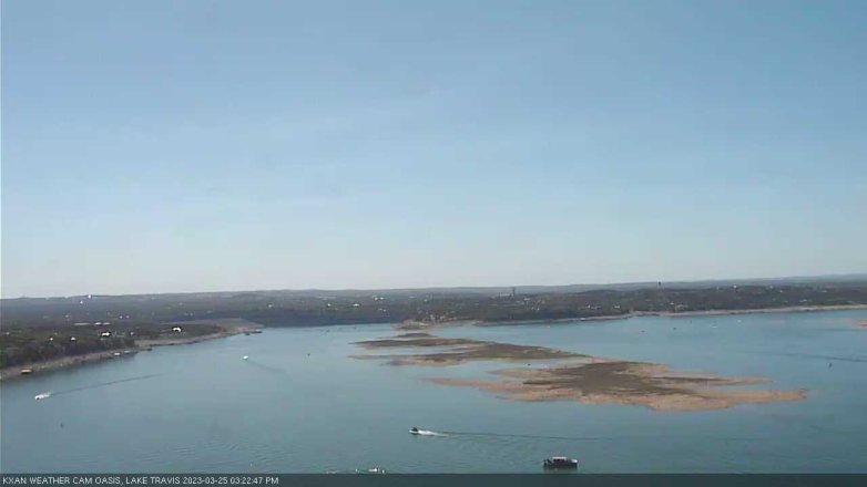 Lake Travis webcam, March 25, 2023 3:25 PM CT
