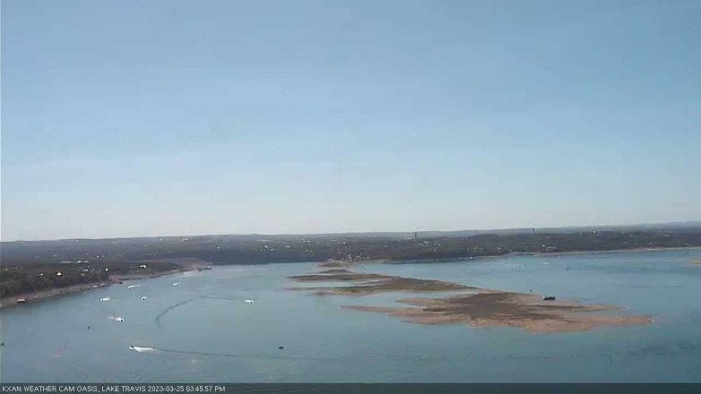 Lake Travis webcam, March 25, 2023 3:45 PM CT