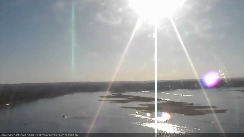 Lake Travis webcam, March 25, 2023 6:00 PM CT