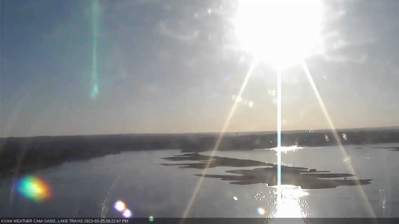 Lake Travis webcam, March 25, 2023 6:25 PM CT