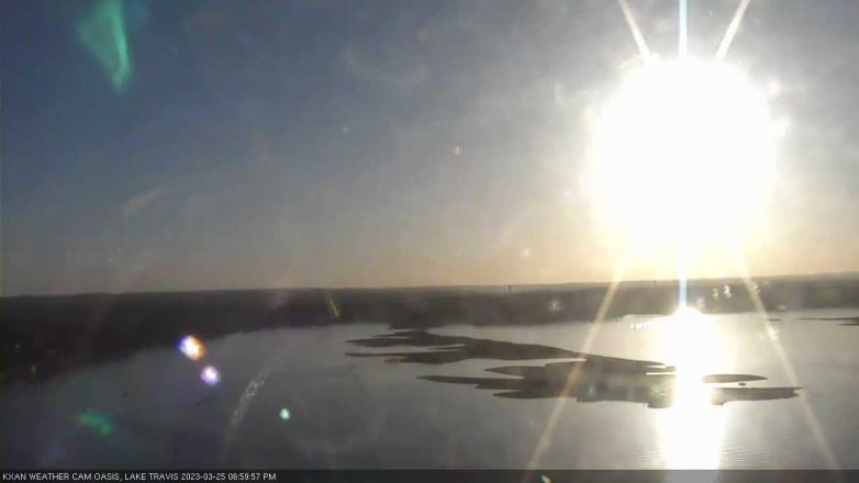 Lake Travis webcam, March 25, 2023 7:00 PM CT