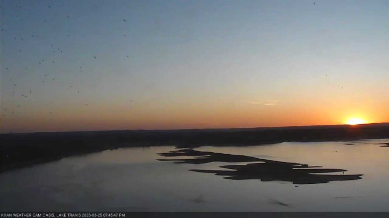 Lake Travis webcam, March 25, 2023 7:45 PM CT