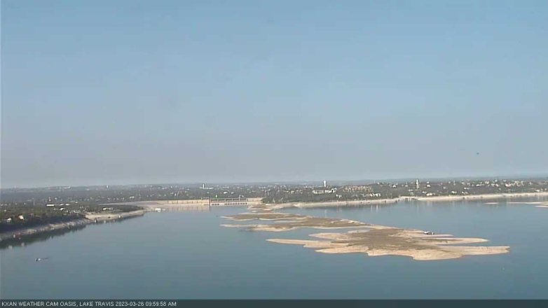 Lake Travis webcam, March 26, 2023 10:00 AM CT