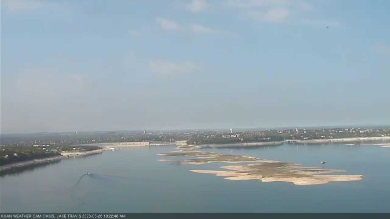 Lake Travis webcam, March 26, 2023 10:25 AM CT