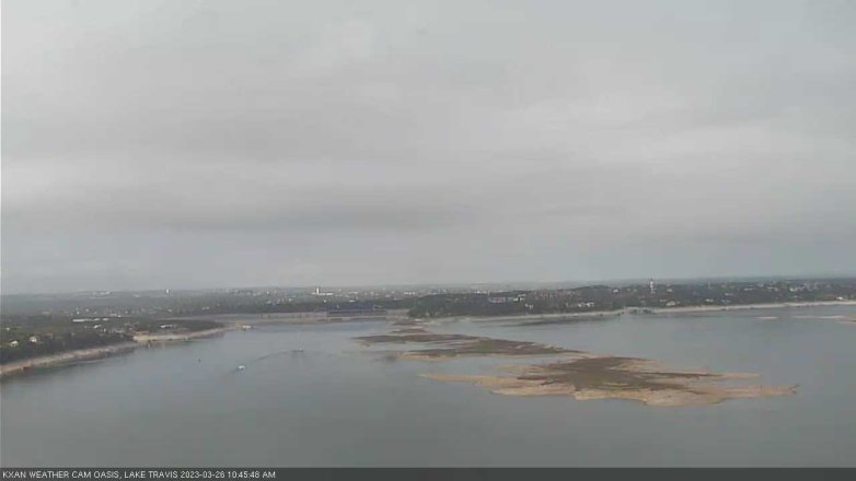 Lake Travis webcam, March 26, 2023 10:45 AM CT