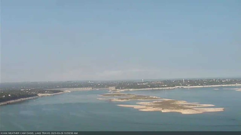Lake Travis webcam, March 26, 2023 11:00 AM CT