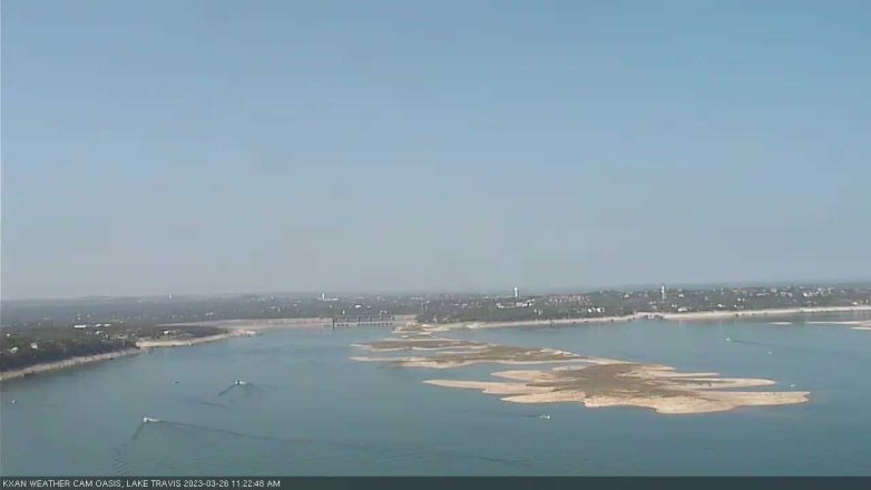 Lake Travis webcam, March 26, 2023 11:25 AM CT