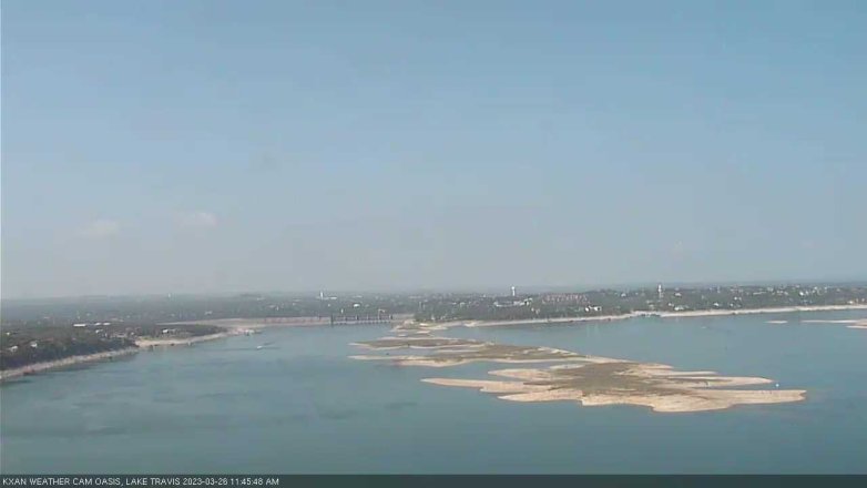 Lake Travis webcam, March 26, 2023 11:45 AM CT