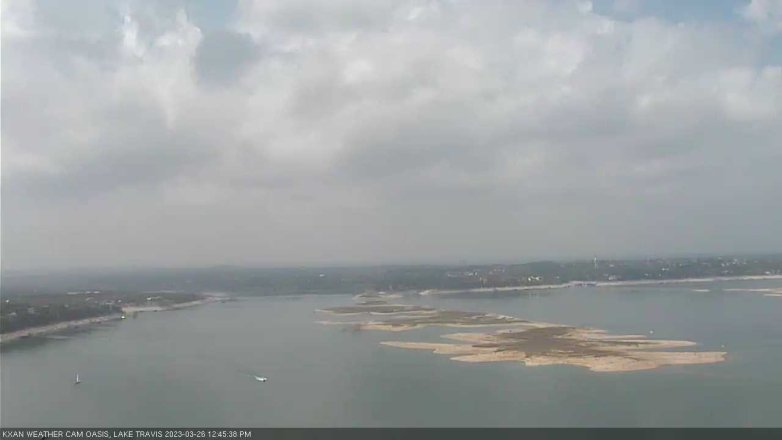 Lake Travis webcam, March 26, 2023 12:45 PM CT