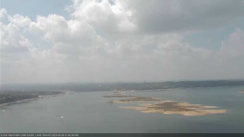 Lake Travis webcam, March 26, 2023 1:45 PM CT