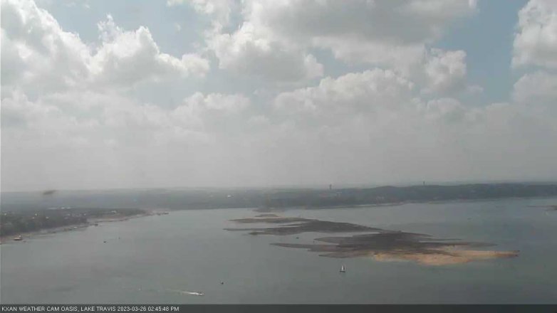 Lake Travis webcam, March 26, 2023 2:45 PM CT
