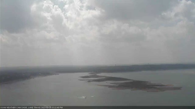 Lake Travis webcam, March 26, 2023 3:25 PM CT