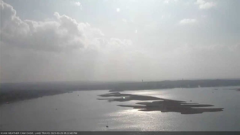 Lake Travis webcam, March 26, 2023 5:25 PM CT