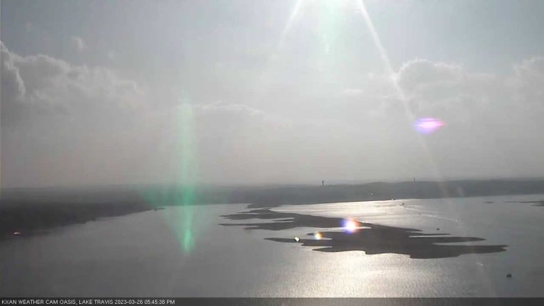 Lake Travis webcam, March 26, 2023 5:45 PM CT