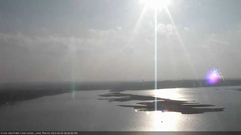 Lake Travis webcam, March 26, 2023 6:00 PM CT