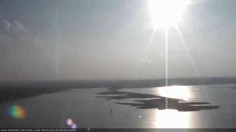 Lake Travis webcam, March 26, 2023 6:25 PM CT