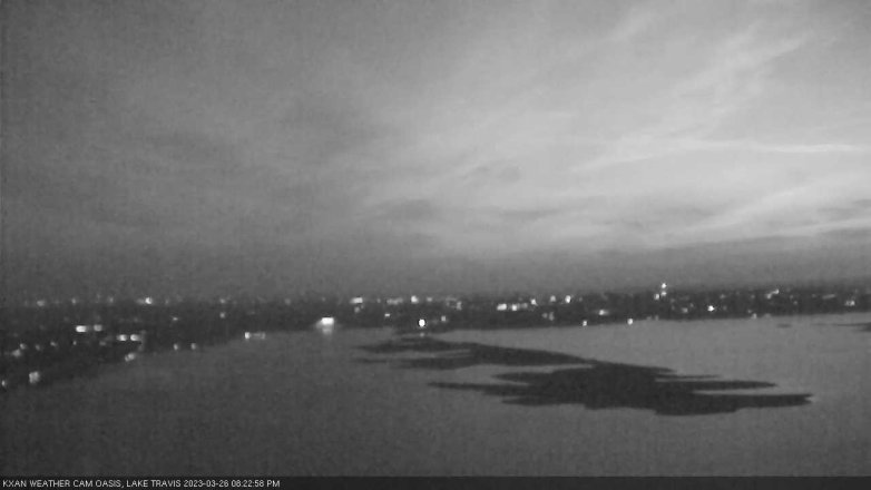 Lake Travis webcam, March 26, 2023 8:25 PM CT