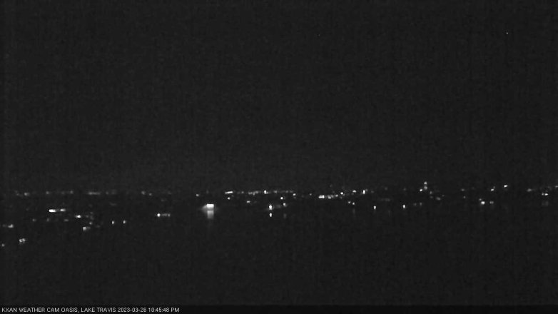 Lake Travis webcam, March 26, 2023 10:45 PM CT