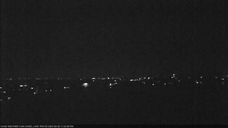 Lake Travis webcam, March 26, 2023 11:25 PM CT