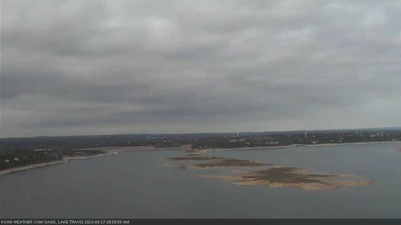 Lake Travis webcam, March 27, 2023 9:00 AM CT