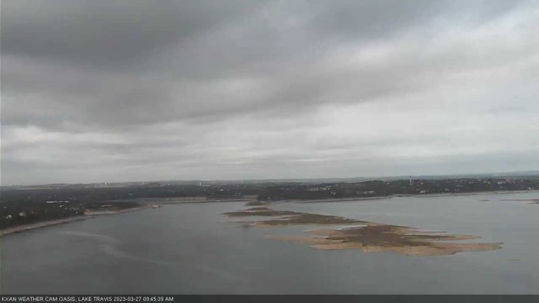 Lake Travis webcam, March 27, 2023 9:45 AM CT