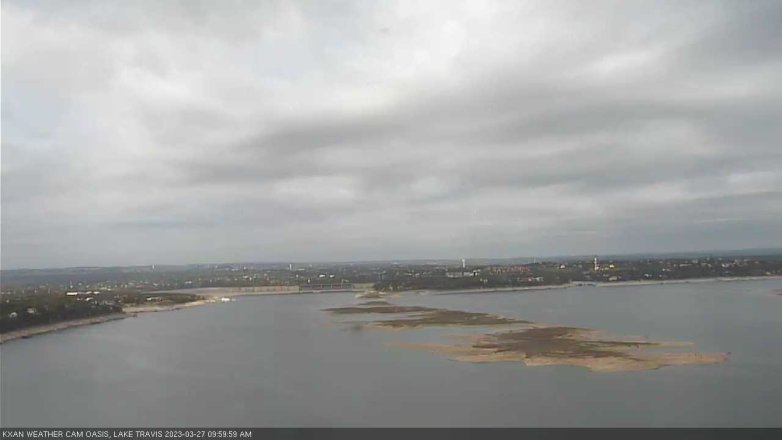 Lake Travis webcam, March 27, 2023 10:00 AM CT