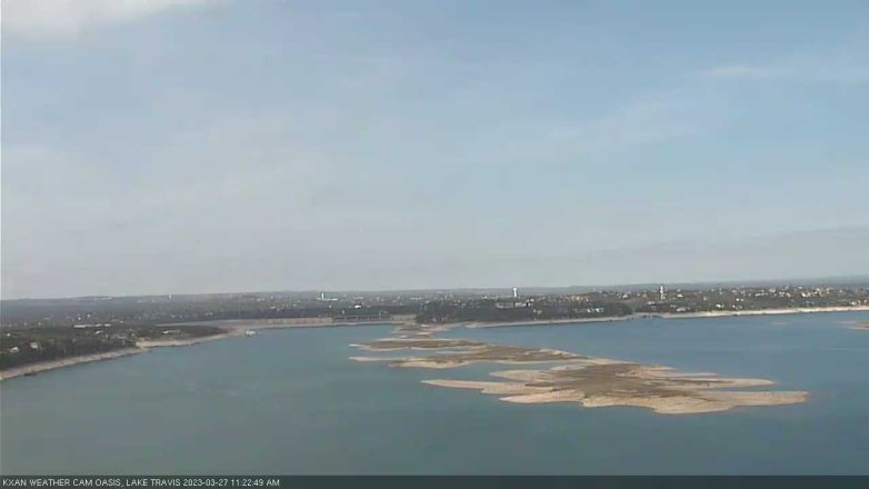 Lake Travis webcam, March 27, 2023 11:25 AM CT