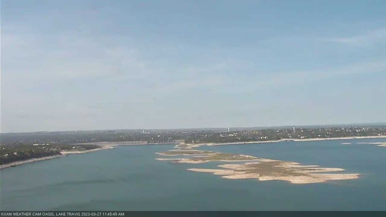 Lake Travis webcam, March 27, 2023 11:45 AM CT