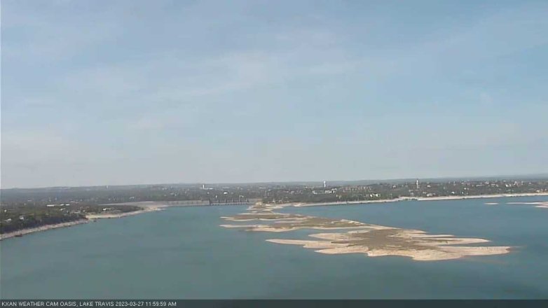 Lake Travis webcam, March 27, 2023 12:00 PM CT
