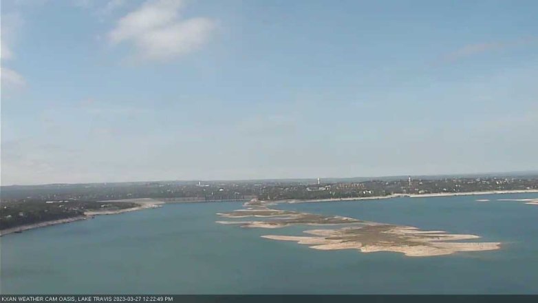 Lake Travis webcam, March 27, 2023 12:25 PM CT