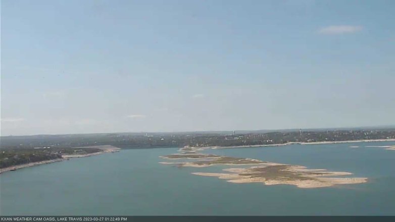Lake Travis webcam, March 27, 2023 1:25 PM CT