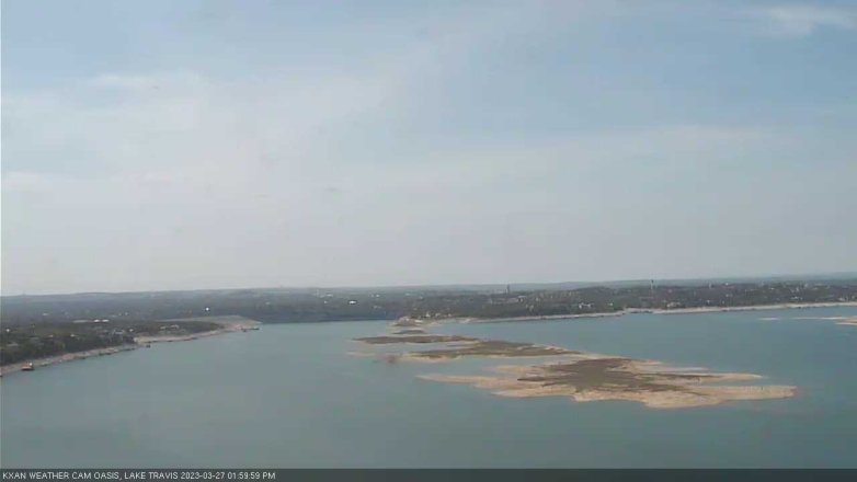 Lake Travis webcam, March 27, 2023 2:00 PM CT