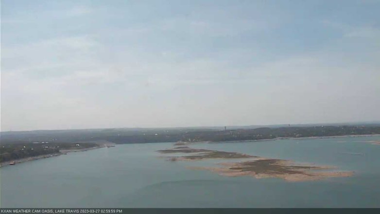 Lake Travis webcam, March 27, 2023 3:00 PM CT