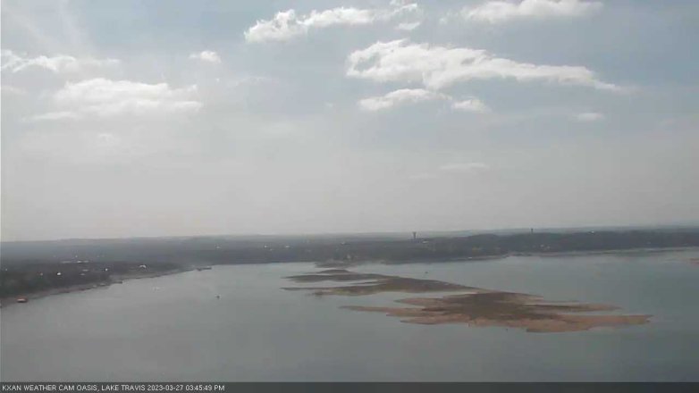 Lake Travis webcam, March 27, 2023 3:45 PM CT