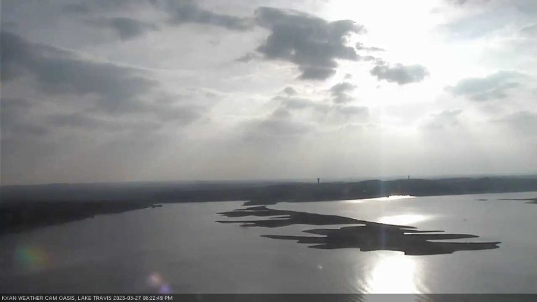 Lake Travis webcam, March 27, 2023 6:25 PM CT