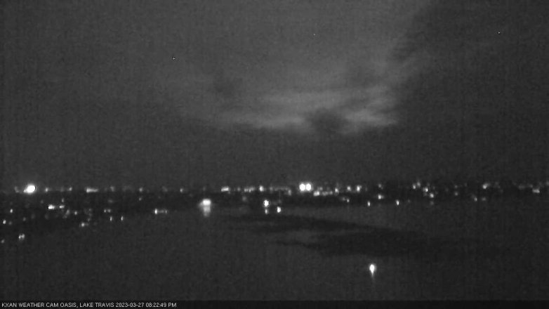 Lake Travis webcam, March 27, 2023 8:25 PM CT