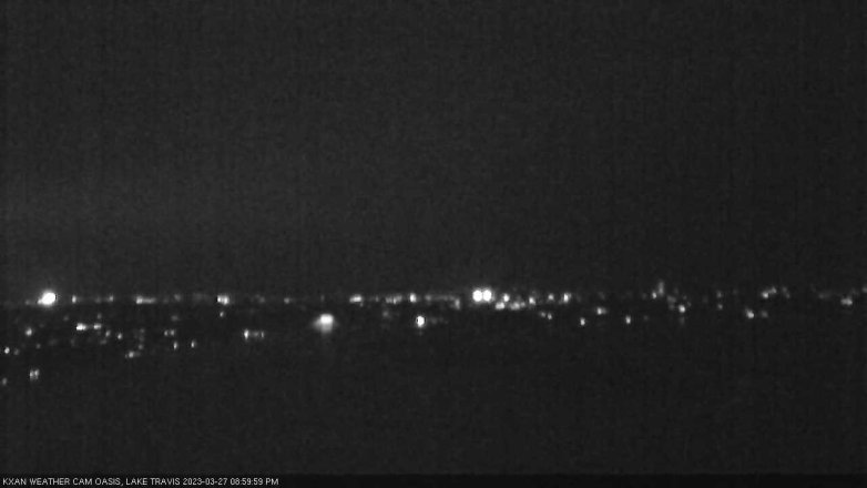 Lake Travis webcam, March 27, 2023 9:00 PM CT