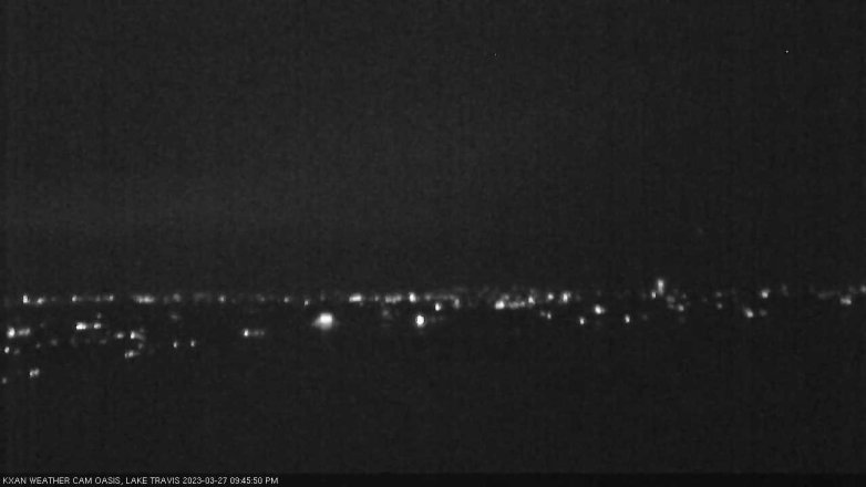 Lake Travis webcam, March 27, 2023 9:45 PM CT