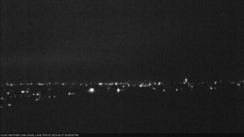 Lake Travis webcam, March 27, 2023 10:00 PM CT