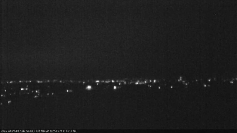 Lake Travis webcam, March 27, 2023 11:00 PM CT