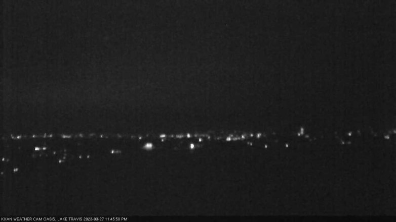 Lake Travis webcam, March 27, 2023 11:45 PM CT